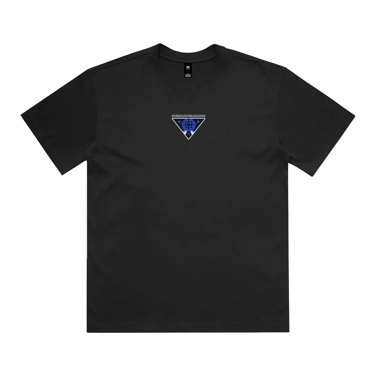 Black front flat lay