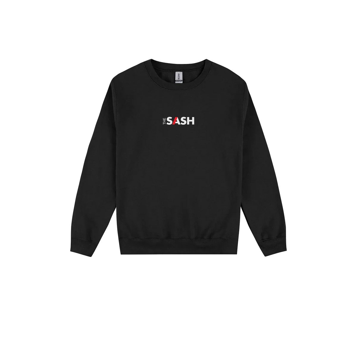 Black front flat lay