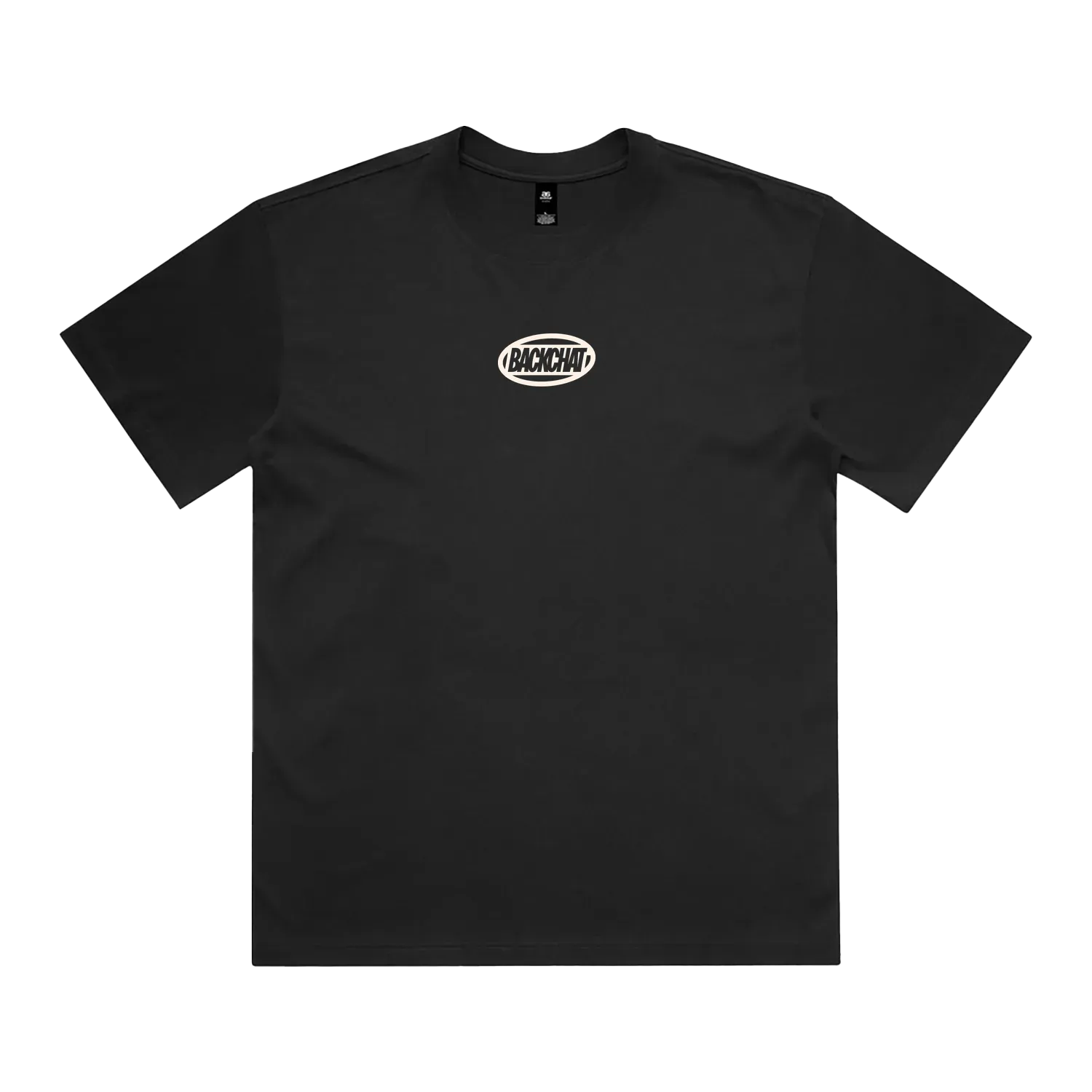Black front flat lay