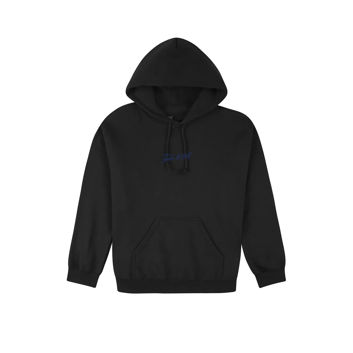 Black front flat lay