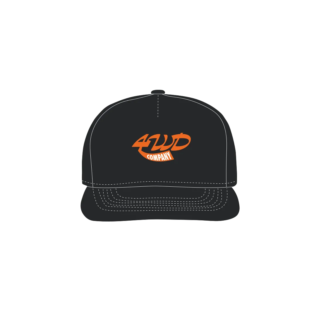 Black front flat lay