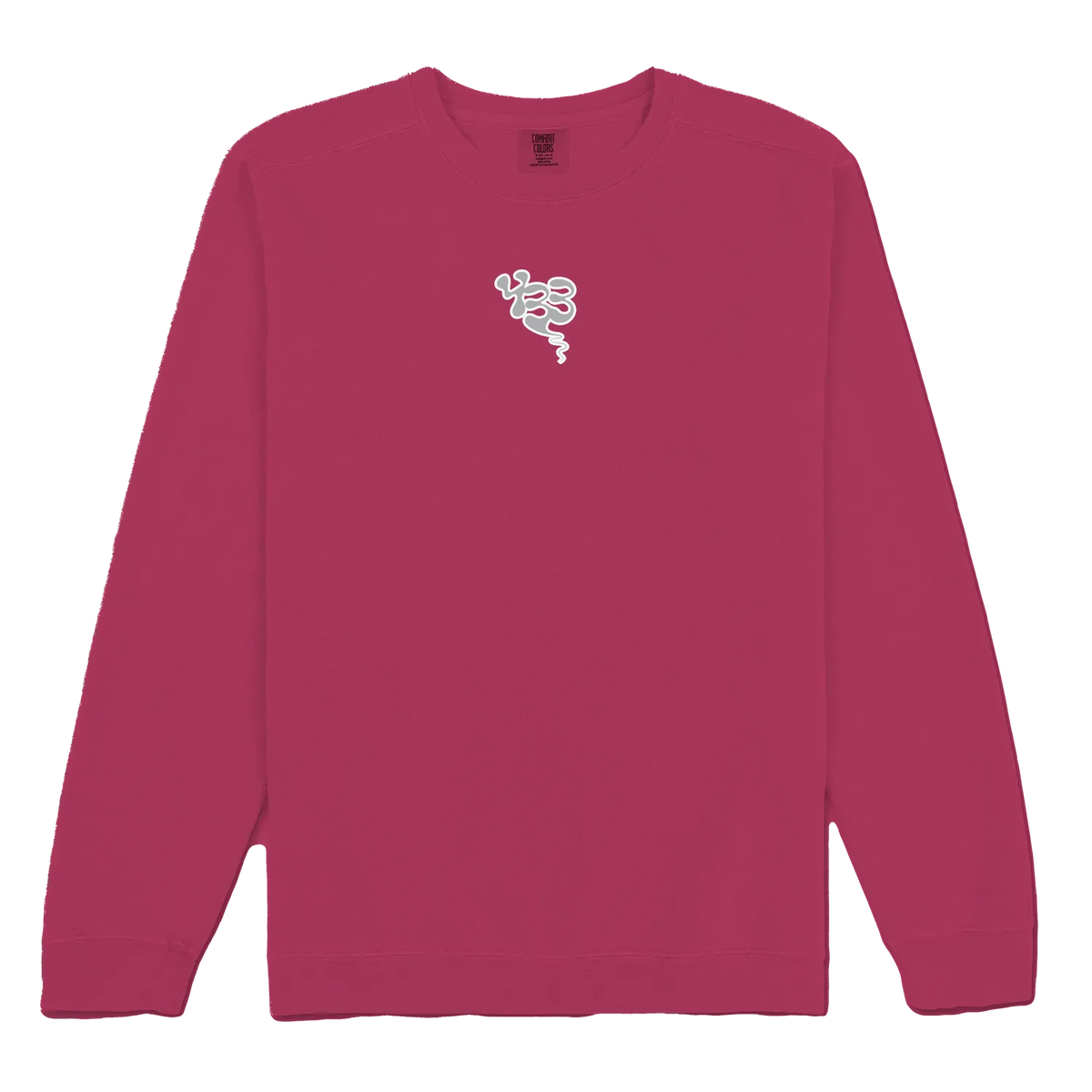 Crimson front flat lay