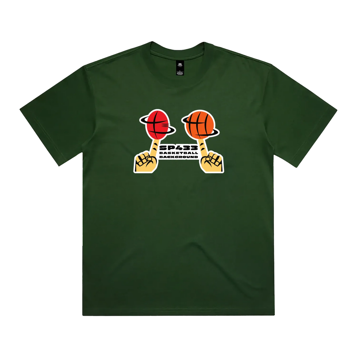 Forest Green front flat lay