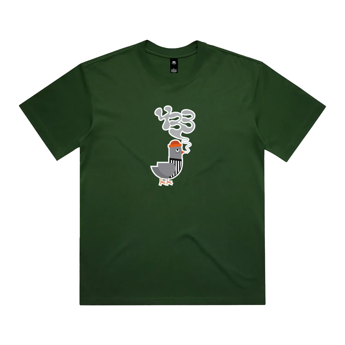 Forest Green front flat lay