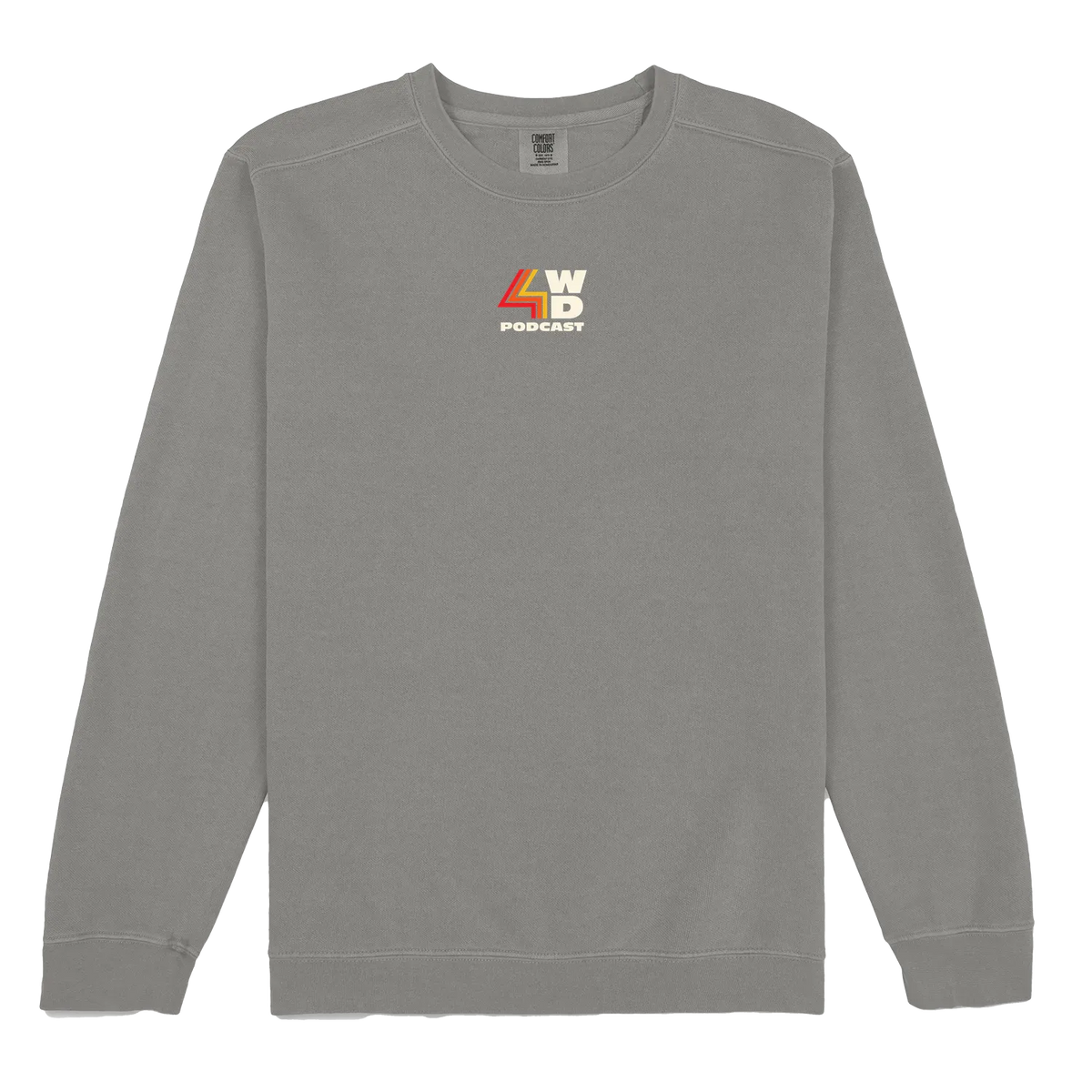 Grey front flat lay