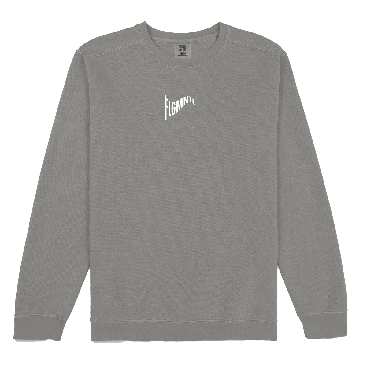 Grey front flat lay