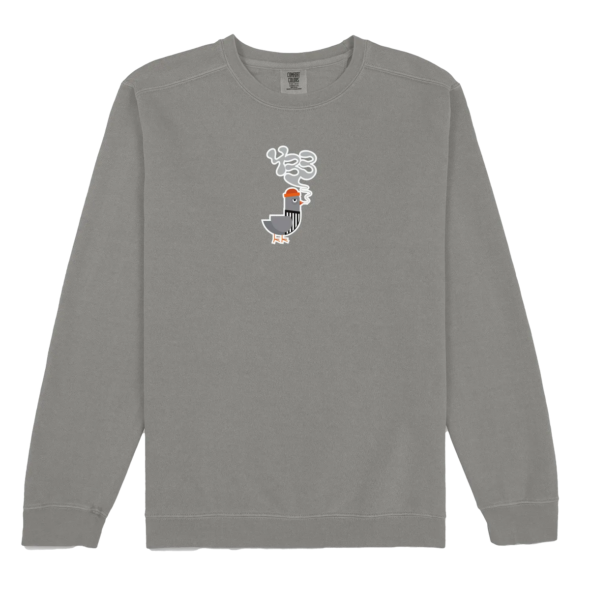 Grey front flat lay
