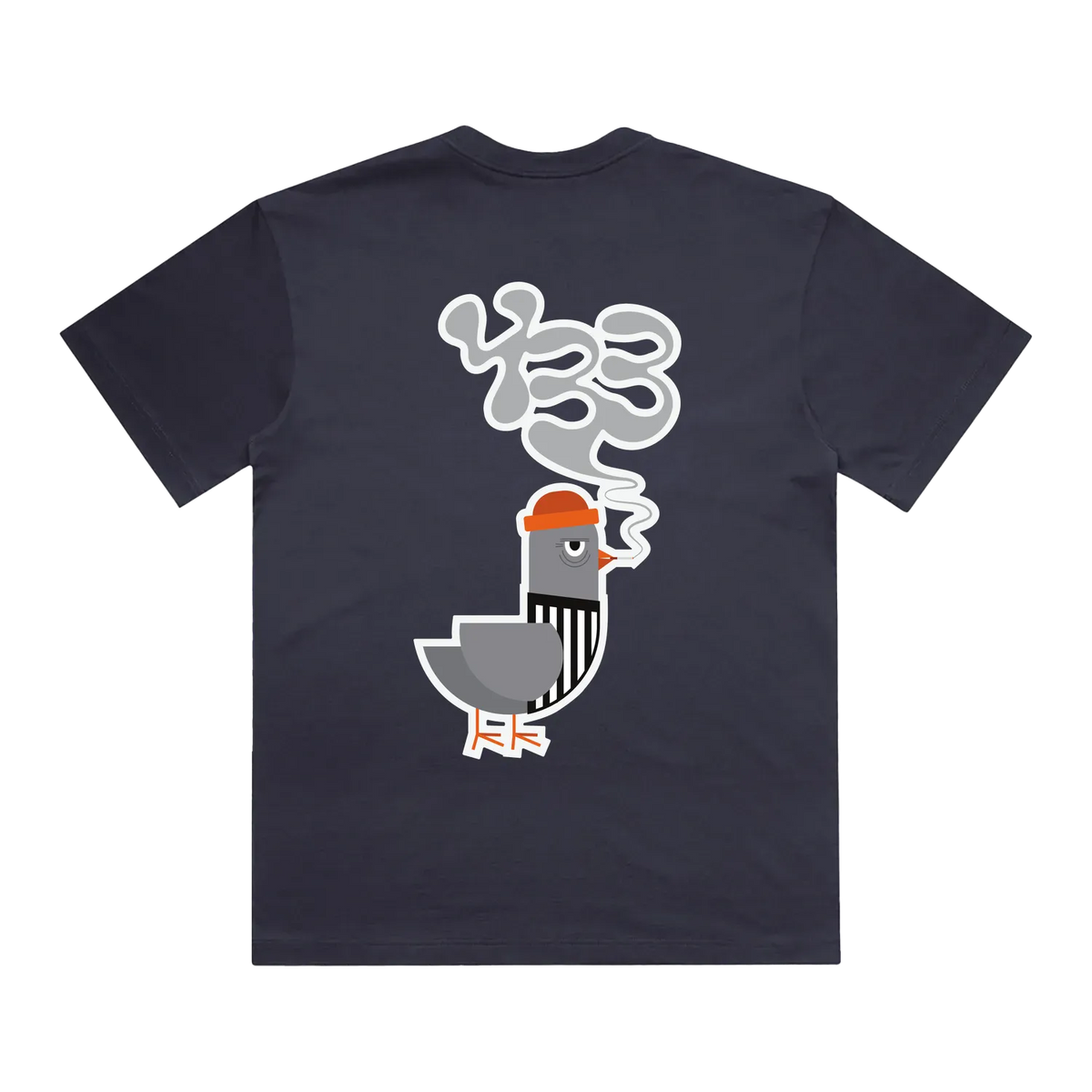 Ink Blue back flat lay