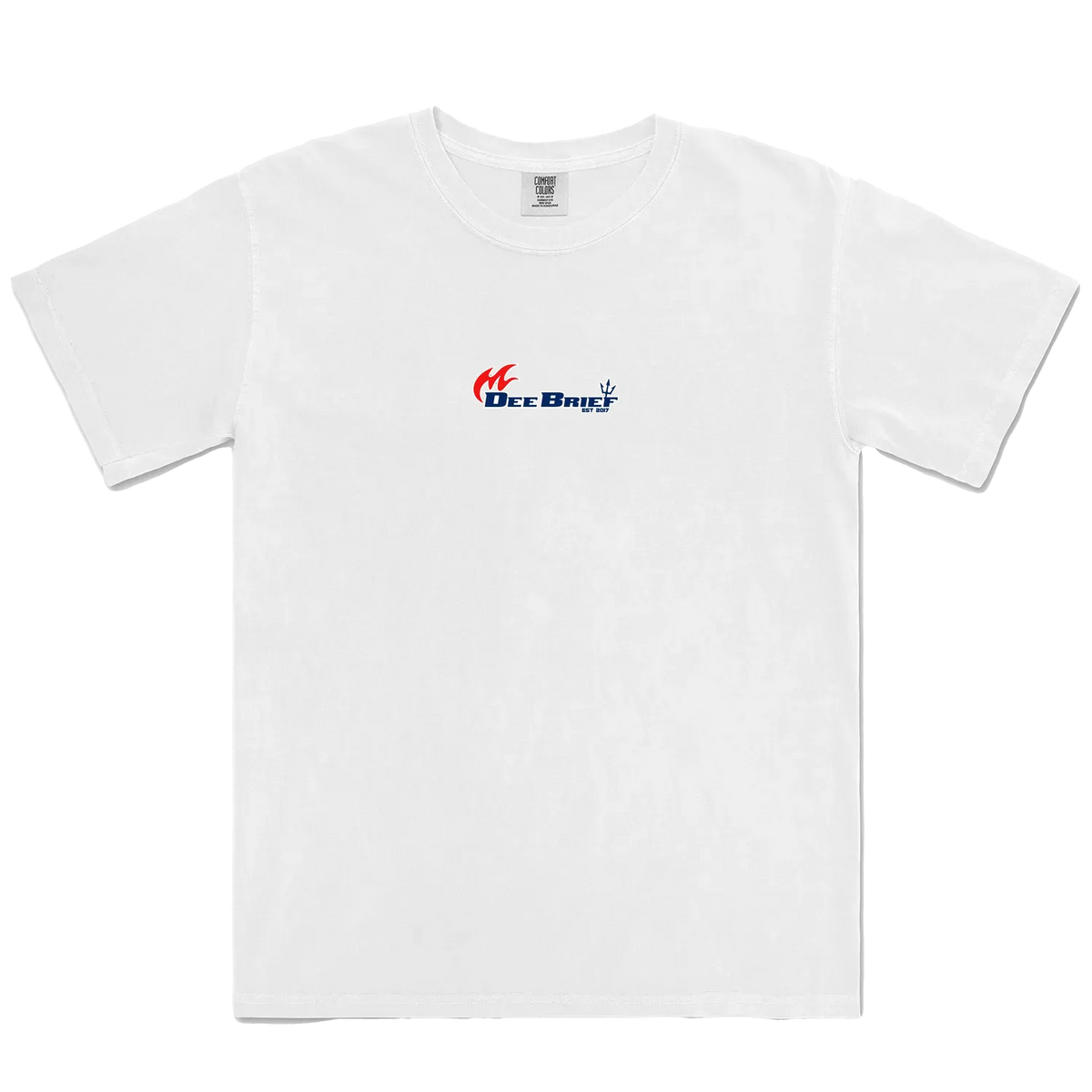 White front flat lay