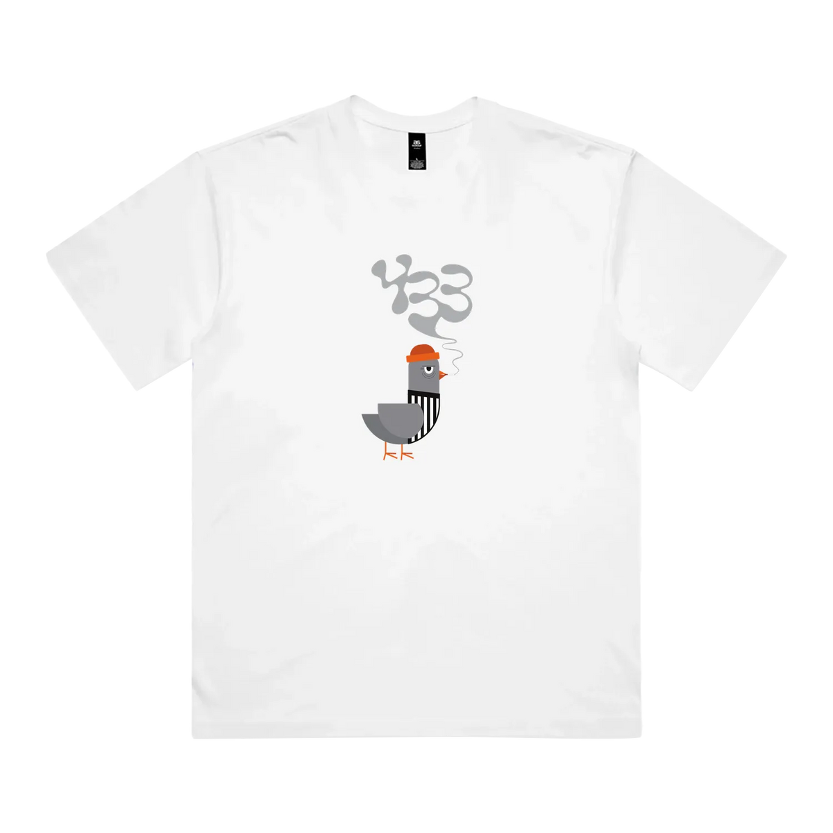 White front flat lay