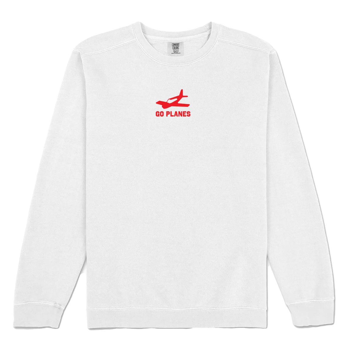 White front flat lay