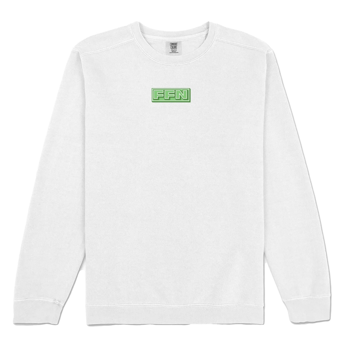 White front flat lay