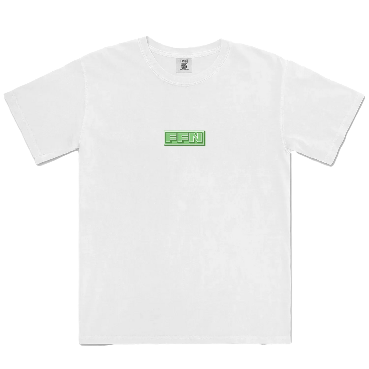 White front flat lay