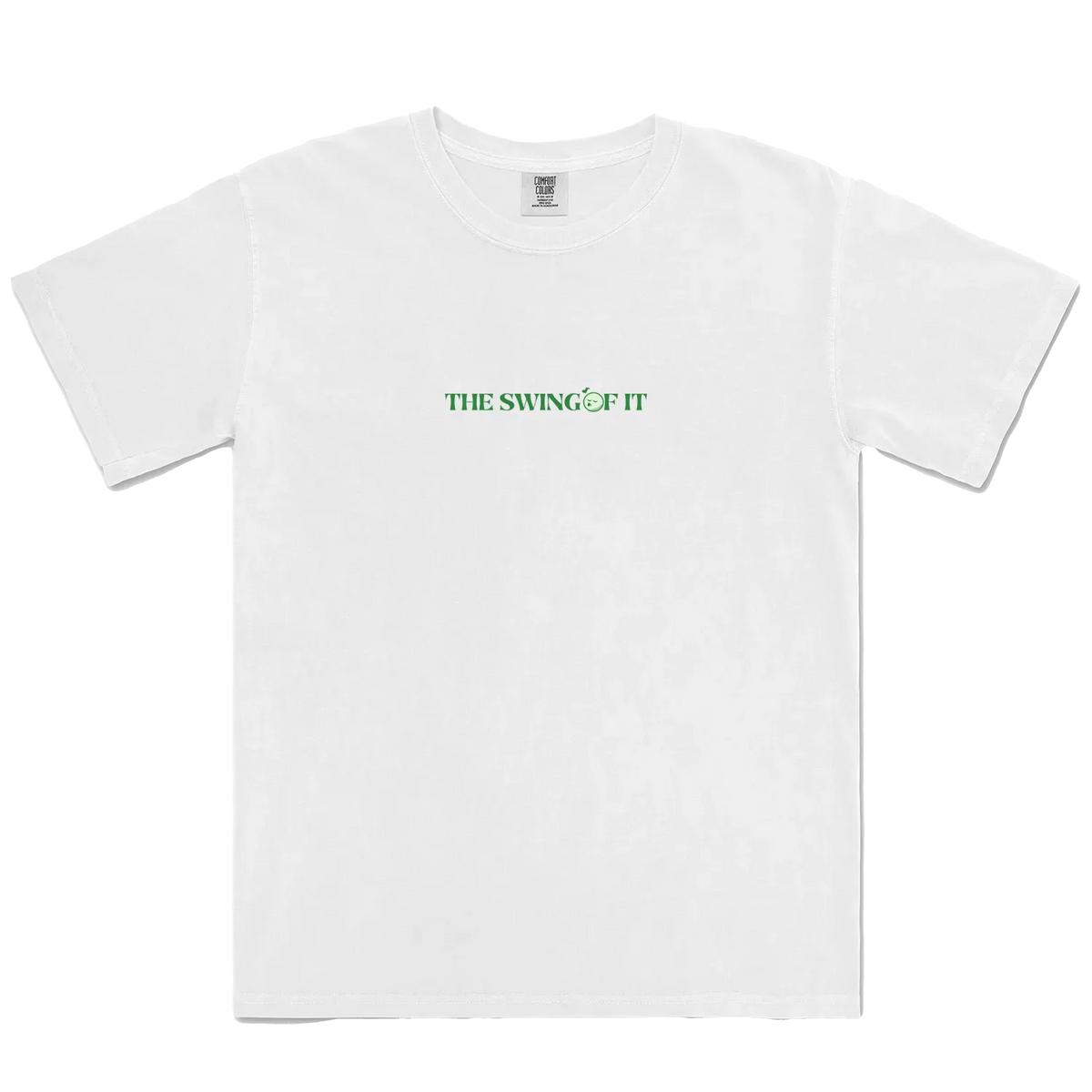 White front flat lay